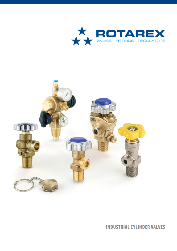 Industrial cylinder valves